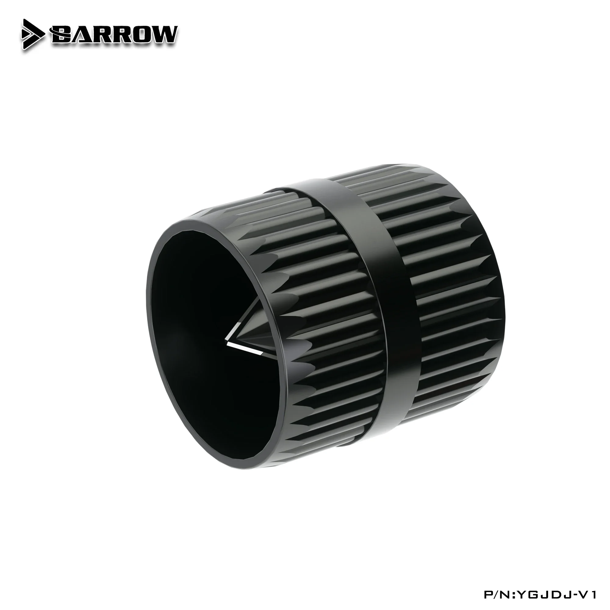 Barrow YGJDJ-V1 فم أكريليك/PETG أنبوب صلب أنبوب صلب أكثر سلاسة نظام تبريد مياه الكمبيوتر يستخدم الأسود والأحمر