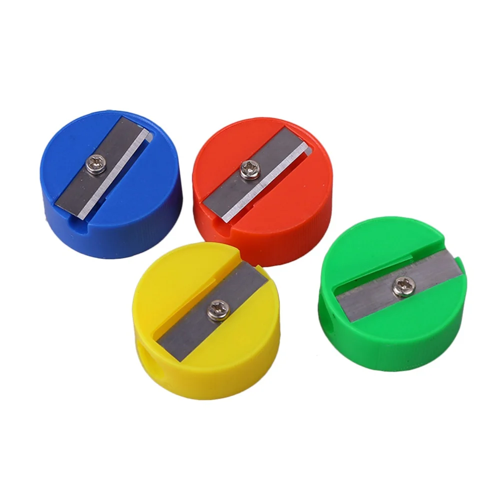 

100Pcs Pencil Sharpener Vibrant Plastic Handheld Mini Sharpener for and Students Reliable Quality Classroom Office Tool