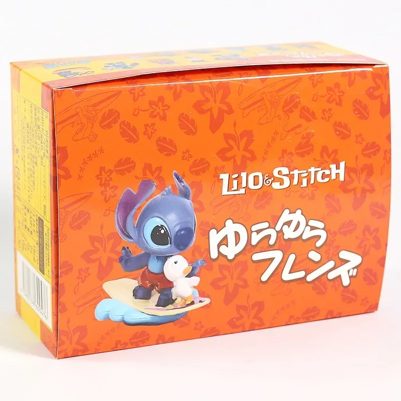 11pcs/set Disney Lilo & Stitch Ice Cream Food Series Mini PVC Anime Figure Desktop Model Ornaments Children Birthday Gifts Toy