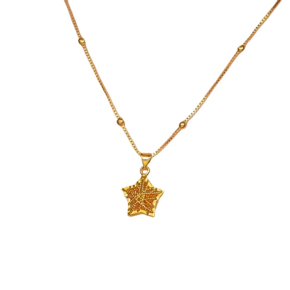

Star Pendant Women - 999, Korean Fashion, Niche Design Necklace
