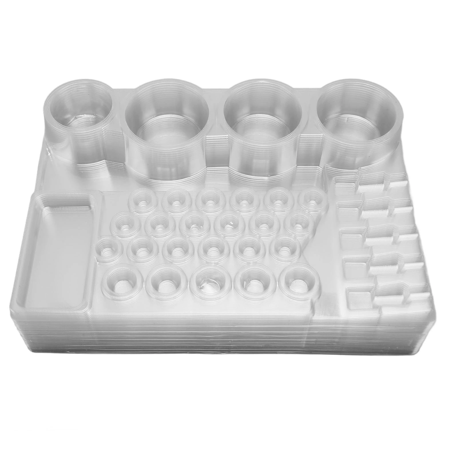 24pcs-tattoo-pigment-tray-disposable-professional-tattoo-cartridge-needle-stand-accessory