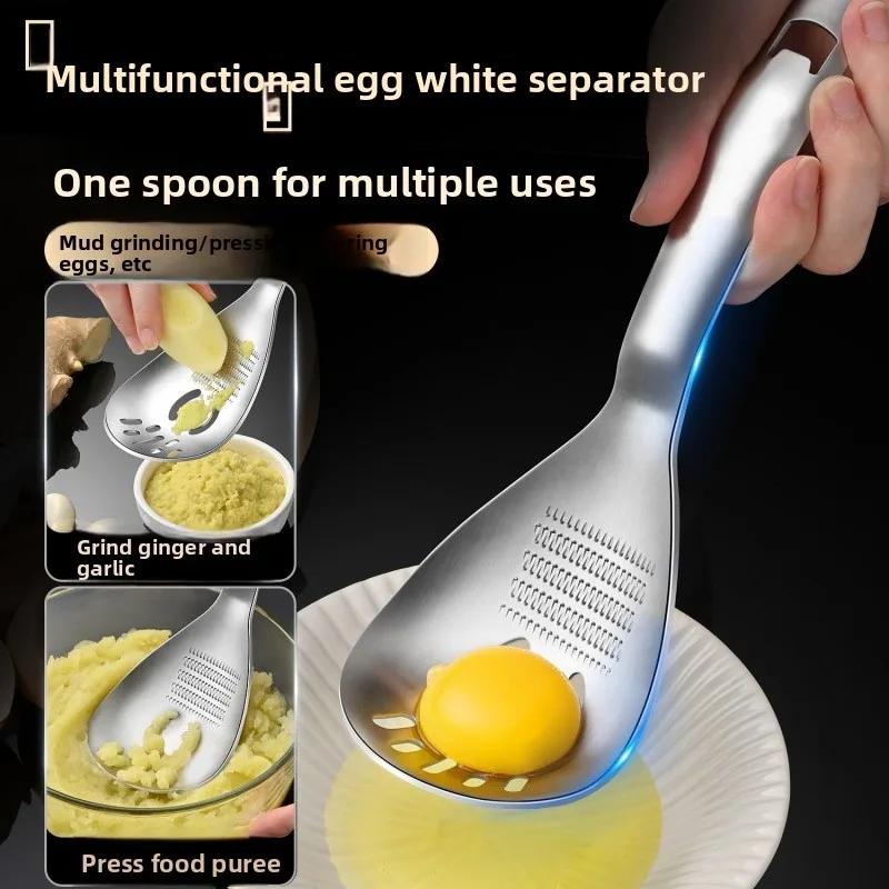 

Stainless steel colander household kitchen pressed potato garlic paste, multifunctional ginger grinding filter