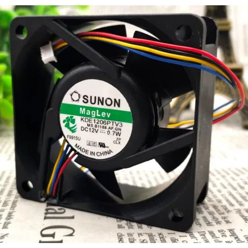 New Cooler Fan for SUNON KDE1206PTV3 12V 0.7W 6CM Cooling Fan 6025 60 * 60 * 25mm