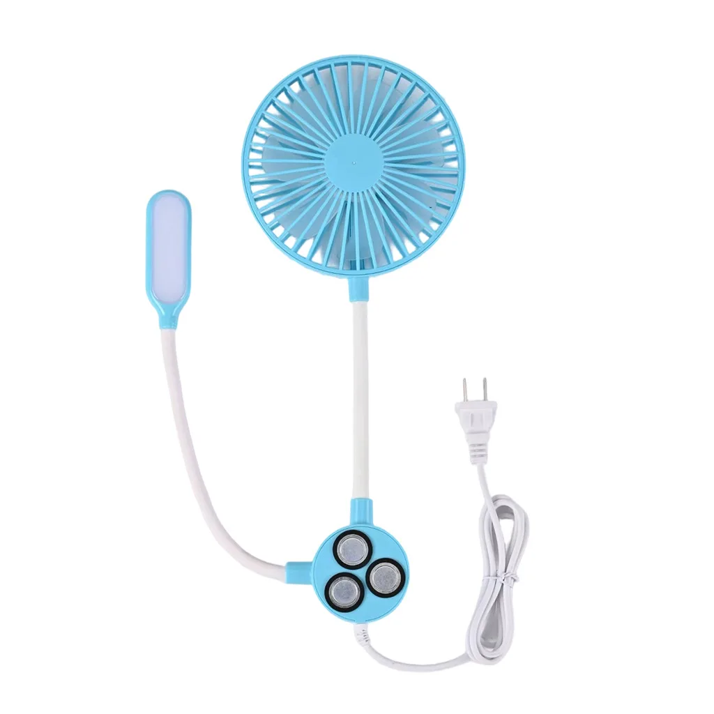 Double head fan light sewing machine special electric fan clothing factory magnetic suction adjustable speed electric fan