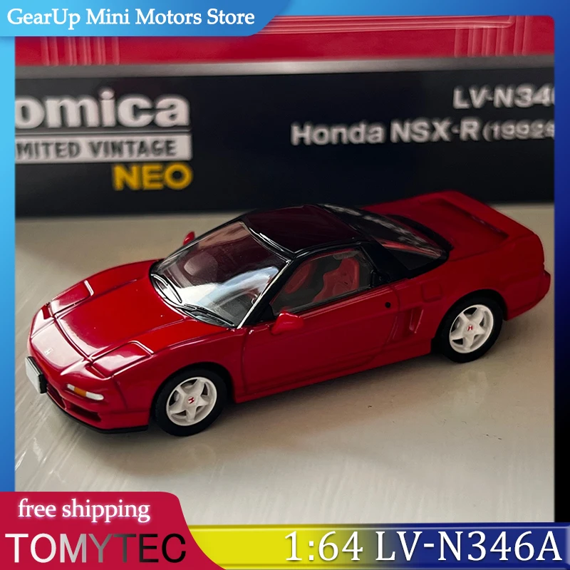 Tomytec TLV Lv-n346a 1:64 Scale Honda Nsx-r (1992) Red Alloy Diecast Model
