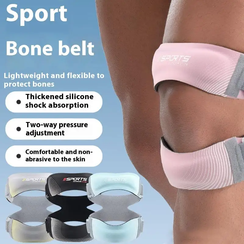 1Pc Patella Kniebrace Verstelbare Orthopedische Compressie Patellapees Ondersteuning Knieband Unisex Voor Oefening Hardlopen Fitness