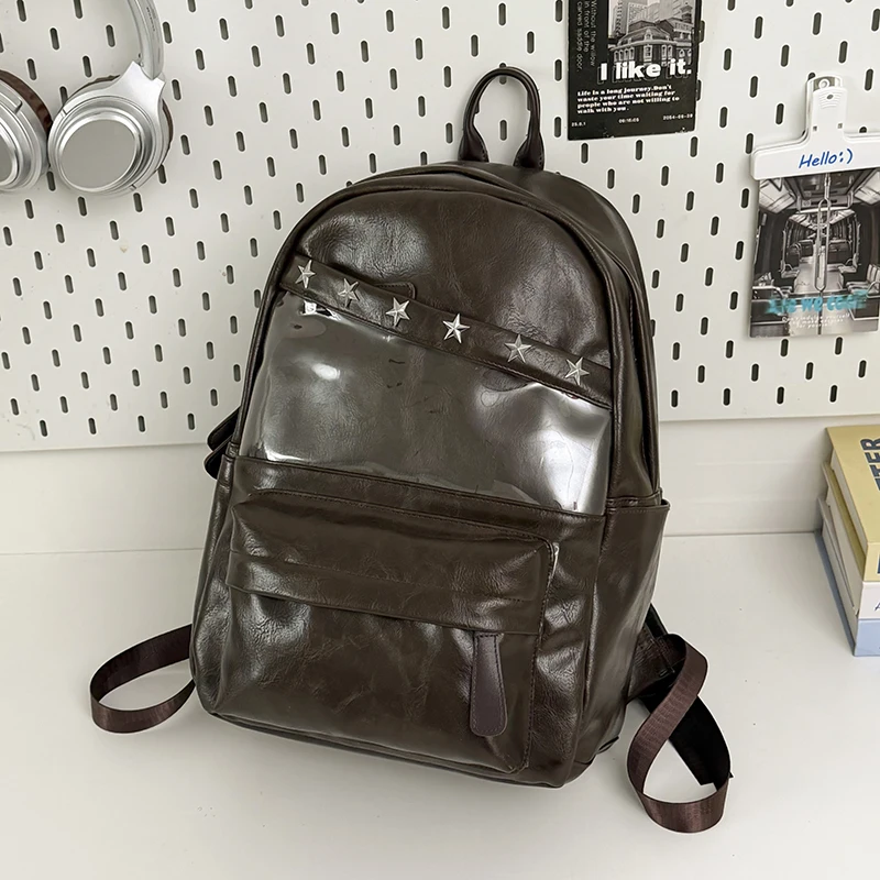 Mochila de cuero sintético par - Leather Work Rucksack Mens reseña y precio