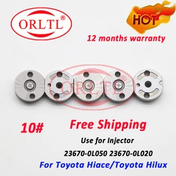 4 PCS 23670-0L020 Diesel Injector Valve Orifice plate 095000-8290 095000-7780 095000-5920 23670-0L050 For Toyota Hiace 2KD-FTV