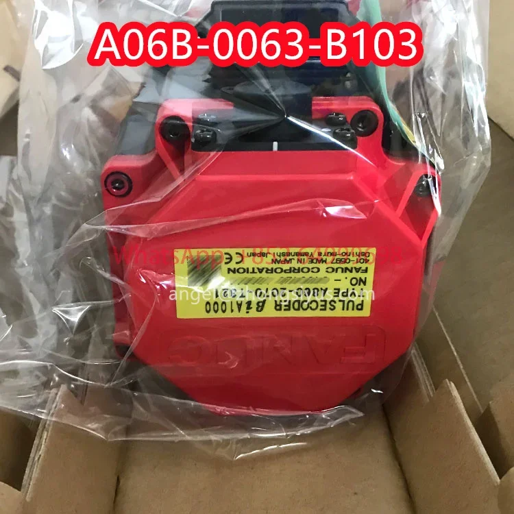 Brand New  A06B-0063-B103  AC SERVO MOTOR A06B 0063 B103