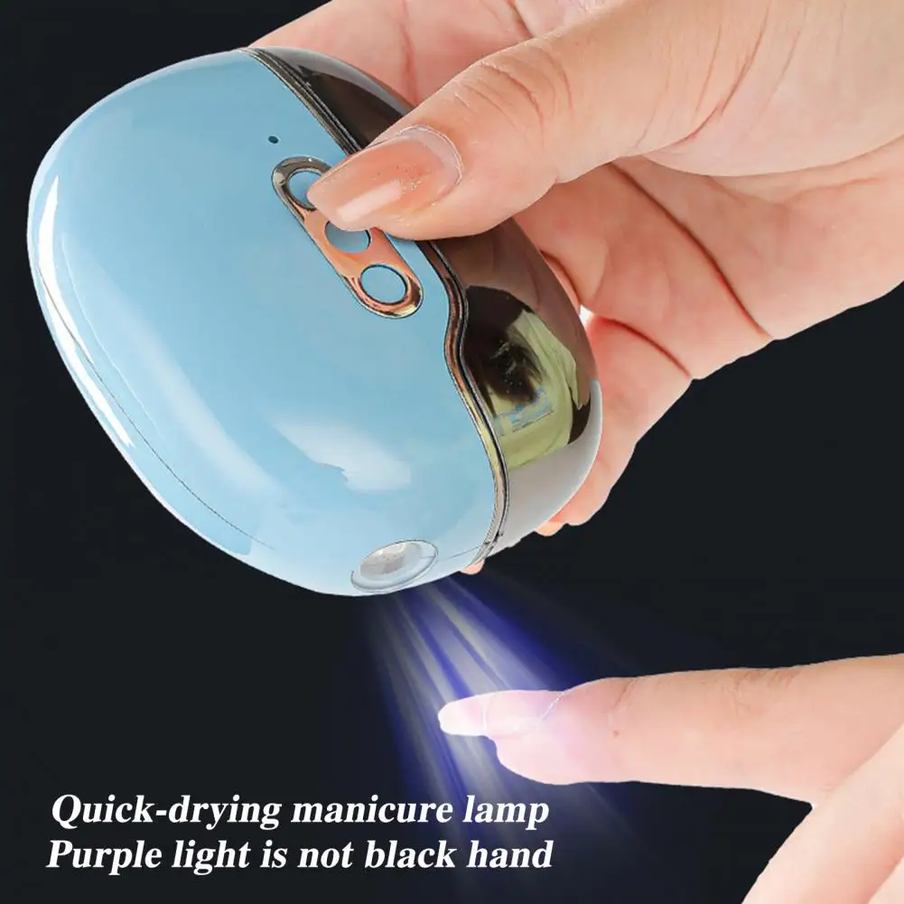 

Electric Nail Clipper Polisher with UV Light 3-Speed Adjustable USB Rechargeable 2-In-1 Automatic Fingernail File Baby Kids Adul