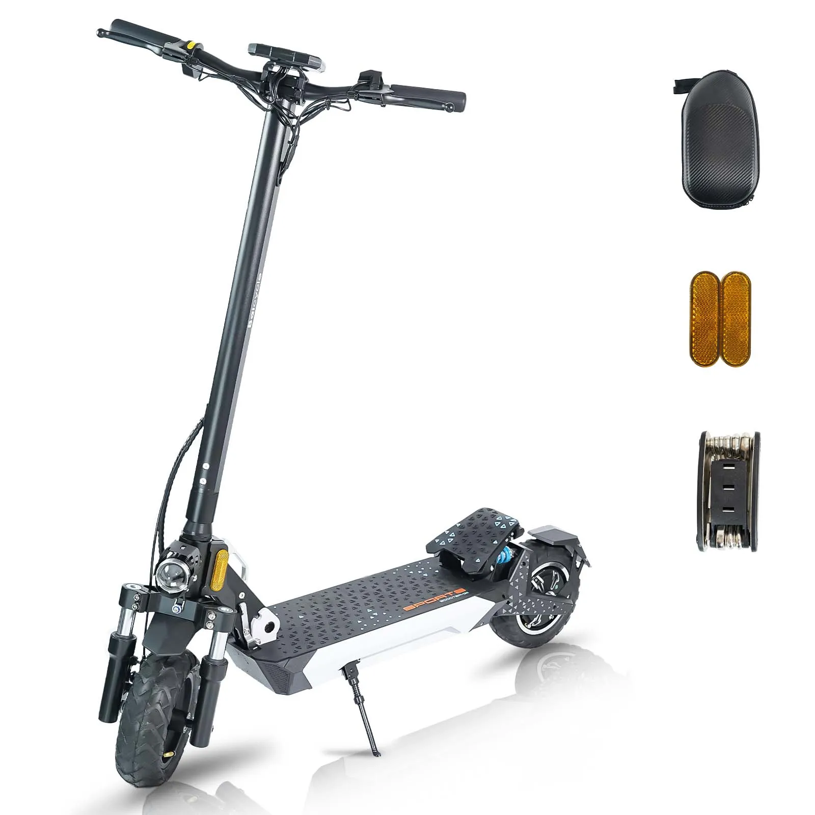 

G4 Electric Scooter for Adults, Powerful 1600W motor, 28MPH, 40 Mile Range, 48V 18Ah, Foldable, 10" Wide Tires, Dual Brake