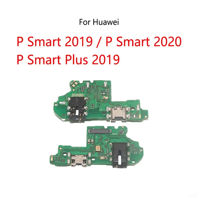 Pop USB Charging Dock Port Socket Jack Connector Charge Board Flex Cable For Huawei P Smart Plus 2019 / P Smart 2020