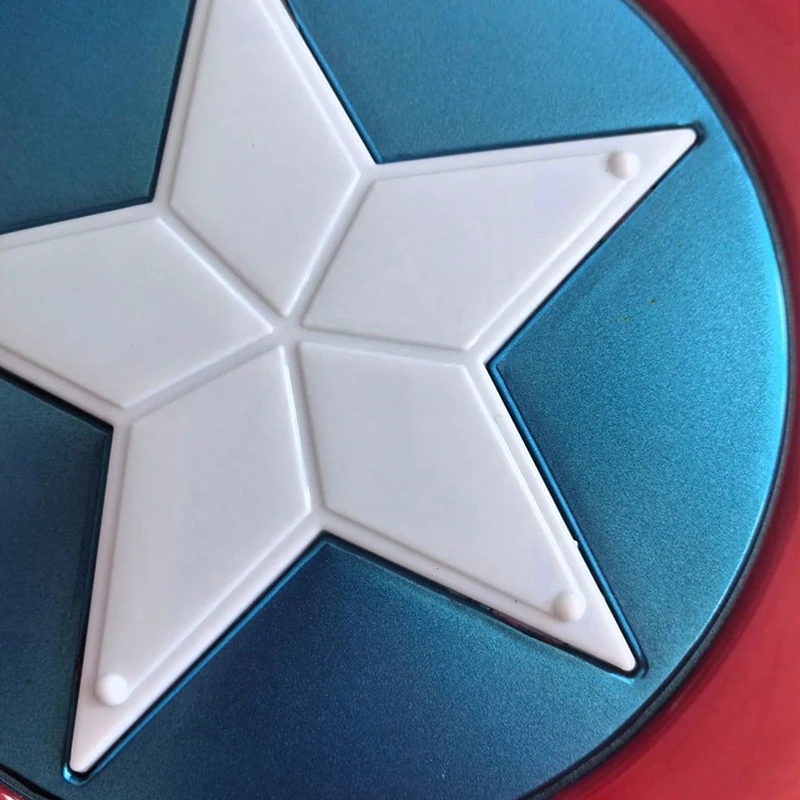 سلسلة أطفال كابتن أمريكا شيلد كوسبلاي الدعامة خارقة كابتن أمريكا بولي كلوريد الفينيل شيلد هدية عيد ميلاد زينة الحفلات