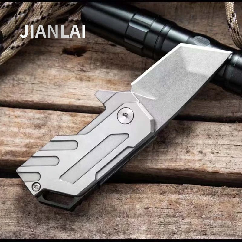 Nieuwe Rvs D2 Vouwen Draagbare Tactische Multipurposegift Mes Camping Mini Militaire
