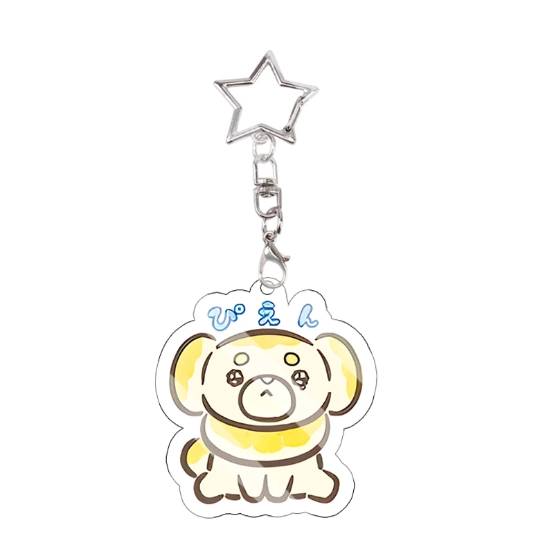 Snorlax Wigglytuff Eevee Acryl-Schlüsselanhänger Kawaii Pachirisu Trendiger Anhänger Taschendekoration Beliebte Modelle Kettenanhänger Geschenk – Detail 19