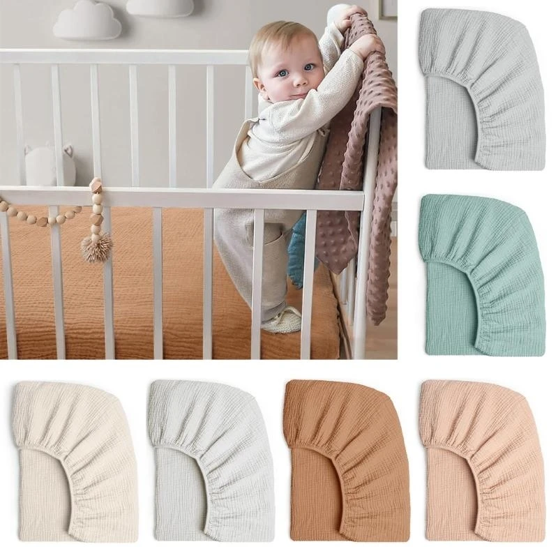 M76C Lençol berço bebê respirável, berços removíveis, lençóis, capa almofada para troca