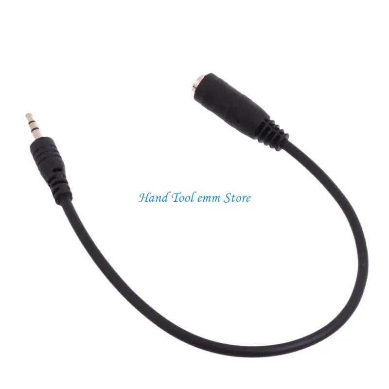 

H37F Aux Cable 2.5mm Male to 3.5mm Female Cable for Car Smartphone Speaker