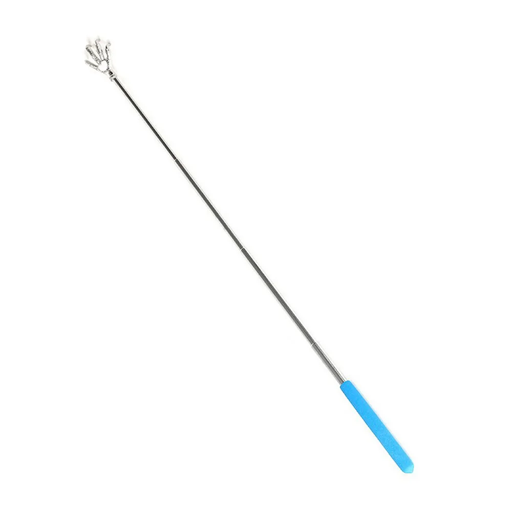 

2Pcs Telescopic Back Scratcher Anti Rust Stainless Steel Extendable Body Itch Relief Tool Matte Handle Random Color
