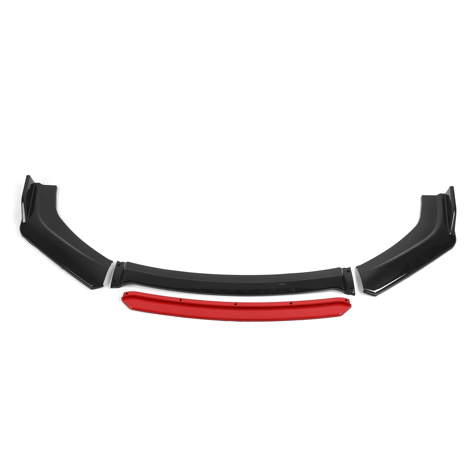 Spoiler Delantero Universal para Parachoques, Kit de Protección de Carrocería, Piezas Aerodinámicas Exteriores para Automóvil, Reemplazo de Spoiler Delantero