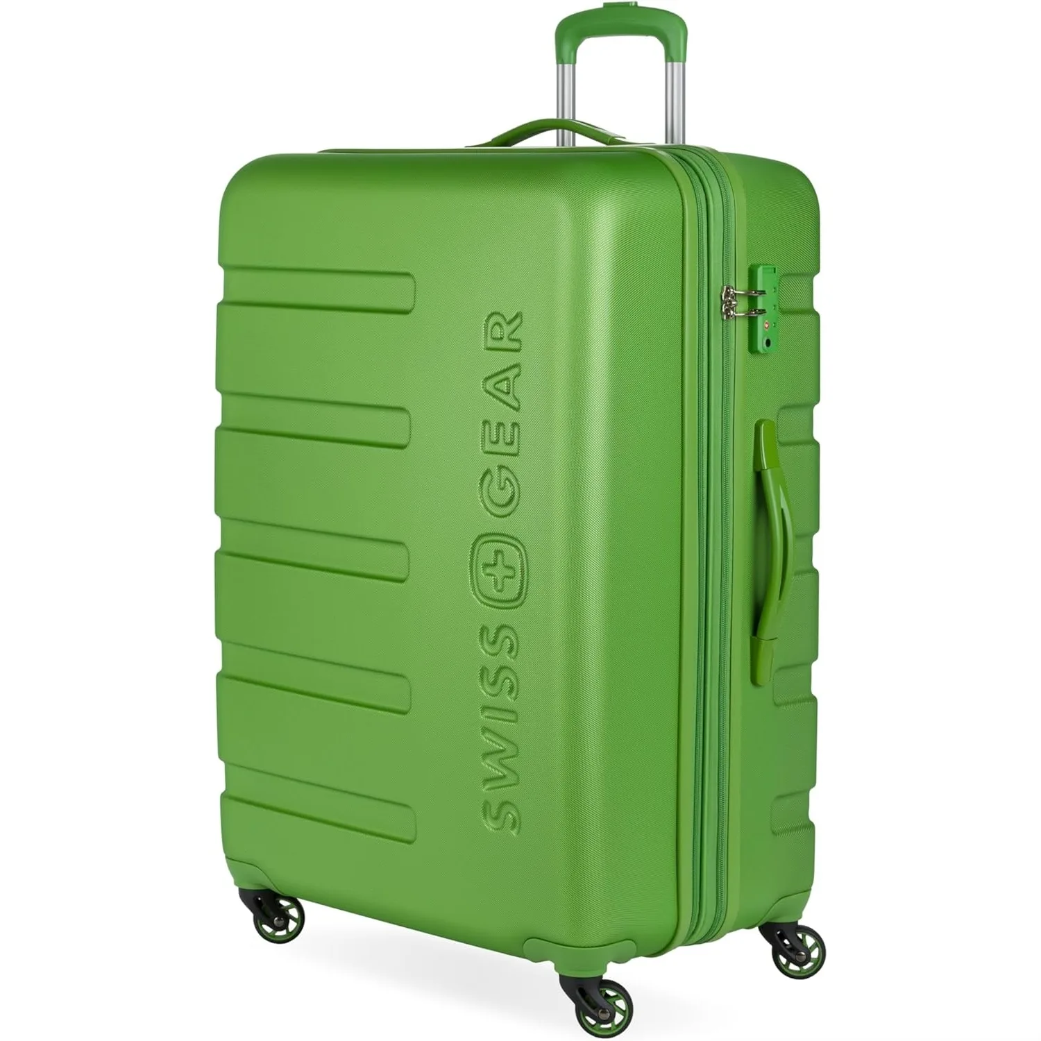 

Hardside Expandable Luggage with Spinner Wheels, TSA Lock, Checked-Large 27-Inch, Green, 10-Year Warranty