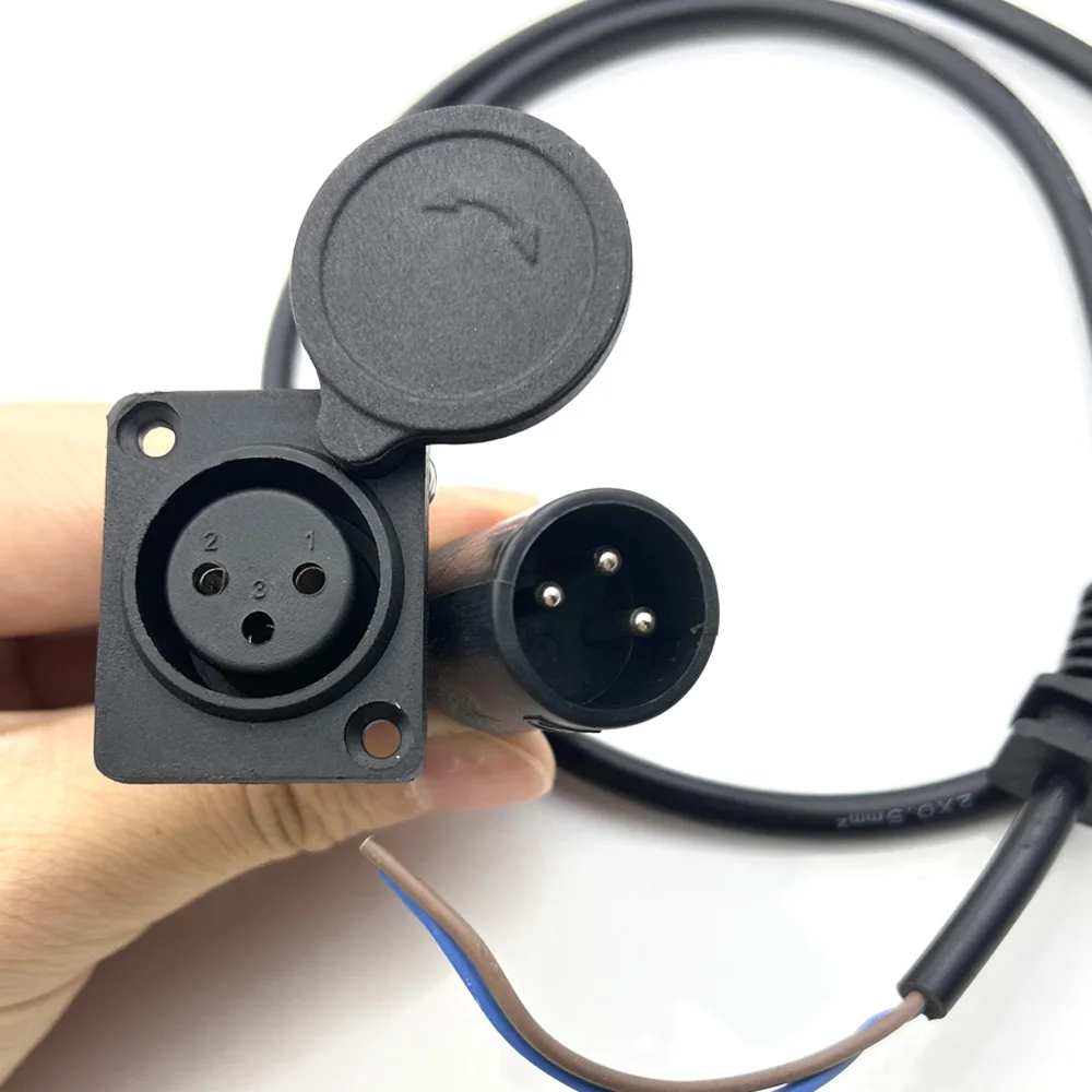 1pc Lithium Li-ion Battery EBike Balance Car Charging Plug Charger Interface Cable Wire Connector Universal Service Parts Socket
