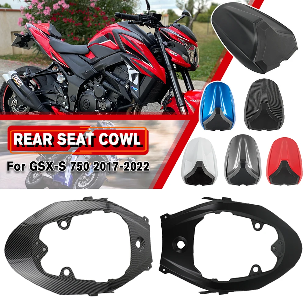 

GSXS 750 Seat Cover Cowl Fairing Rear Pillion for Suzuki GSX-S 750 GSX-S750 GSXS750 2017 2018 2019 2020 2021 2022 Carbon fiber