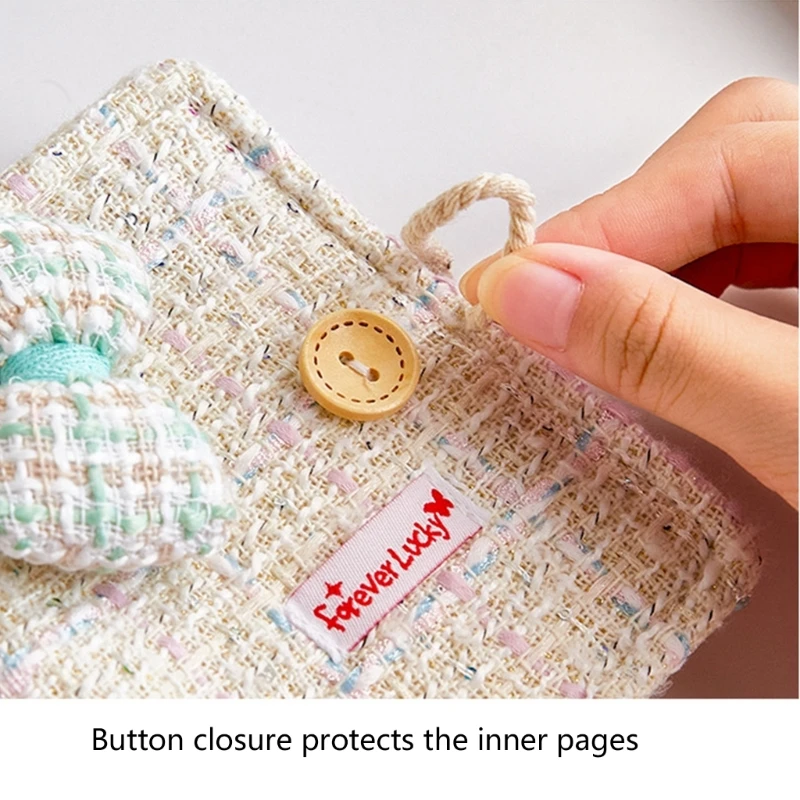 40 كتاب جيب صور جمع الصور لهواة الجمع 3 بوصة منظم 3 حلقات القماش غلاف الموثق ألبوم الصور المحمولة #2