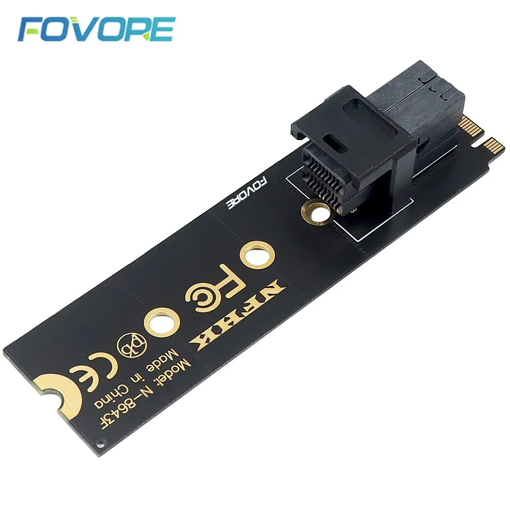 NVMe to U2 Adapter U.2 SFF 8639 SSD to M2 M key Adapter M.2 NGFF SFF-8643 Converter Card For PC Desktop Mainboard