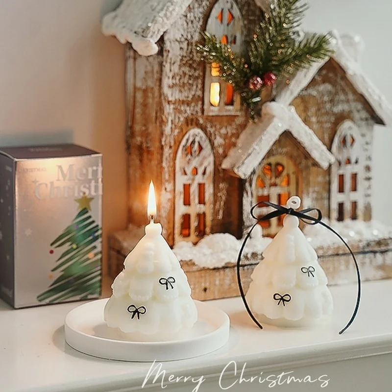 لطيف شجرة عيد الميلاد الشموع المعطرة اليدوية العطر الحلي الإبداعية الروائح هدايا عيد الميلاد هدية عيد ميلاد ديكور المنزل #6