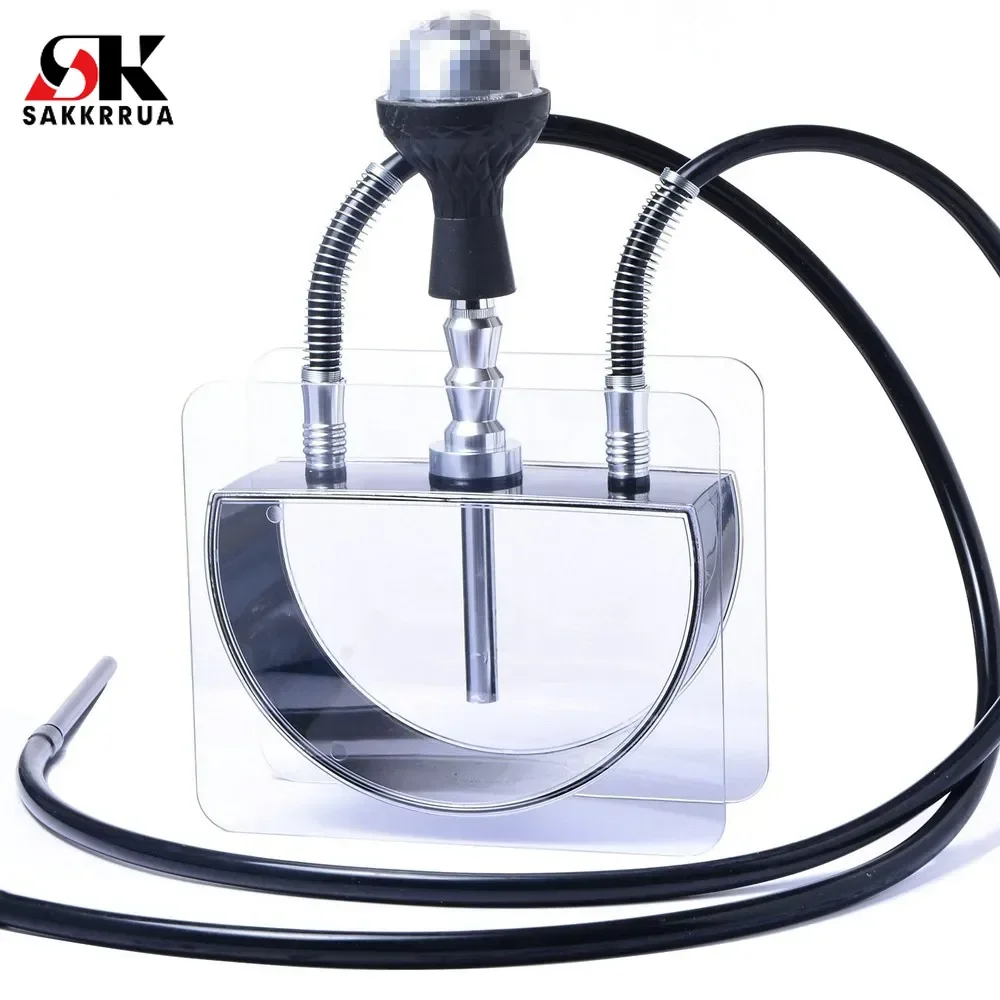 

Arabic Hookah, Acrylic Semi-circular Hookah, Hookah Shisha Accessory, 1 Set