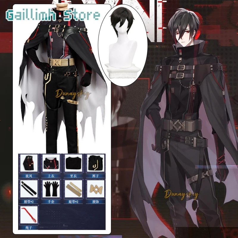 

Ayn Cosplay Game Lovebrush Chronicles Customize Medieval knight's Cape men's Suit Anime Ayn Role-playing Wig Suits Uniform S-2XL