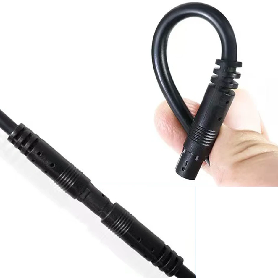 QXNY 4-poliges oder 5-poliges Auto-DVR-Kamera-Verlängerungskabel, 2 m Stecker für Buchse, Kabel für Armaturenbrett, Rückfahrkamera-Kabel – Detail 4