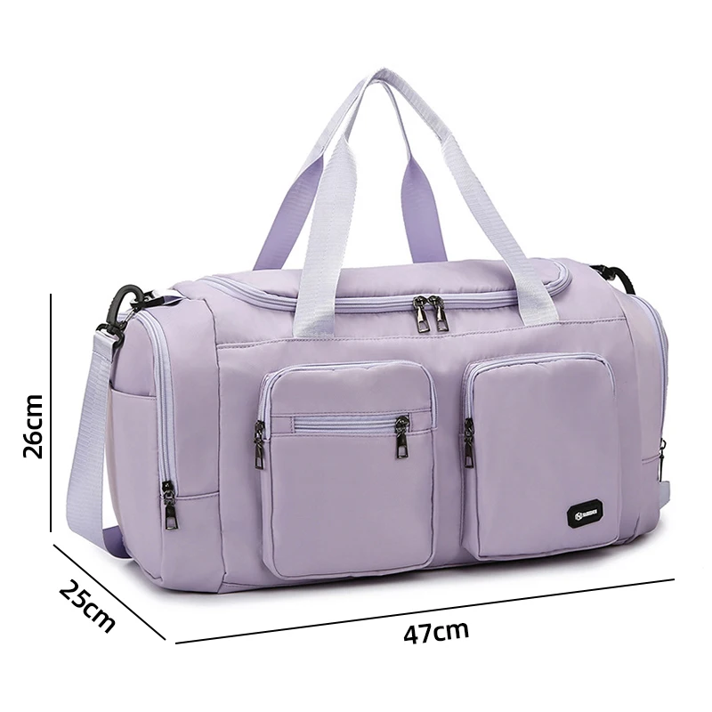 الصالة الرياضية حقيبة اللياقة البدنية الجافة الرطبة في الهواء الطلق السفر رحلة عمل الأمتعة حقائب كروسبودي الأحذية جيب التنقل التخييم على ظهره #6