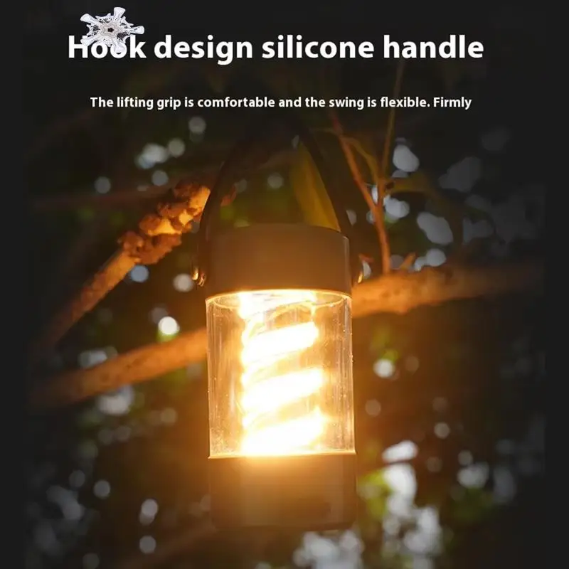 

Waterproof Telescopic Camping Lamp - Multifunctional Outdoor Garden Atmosphere Light, Energy-Efficient For Travel