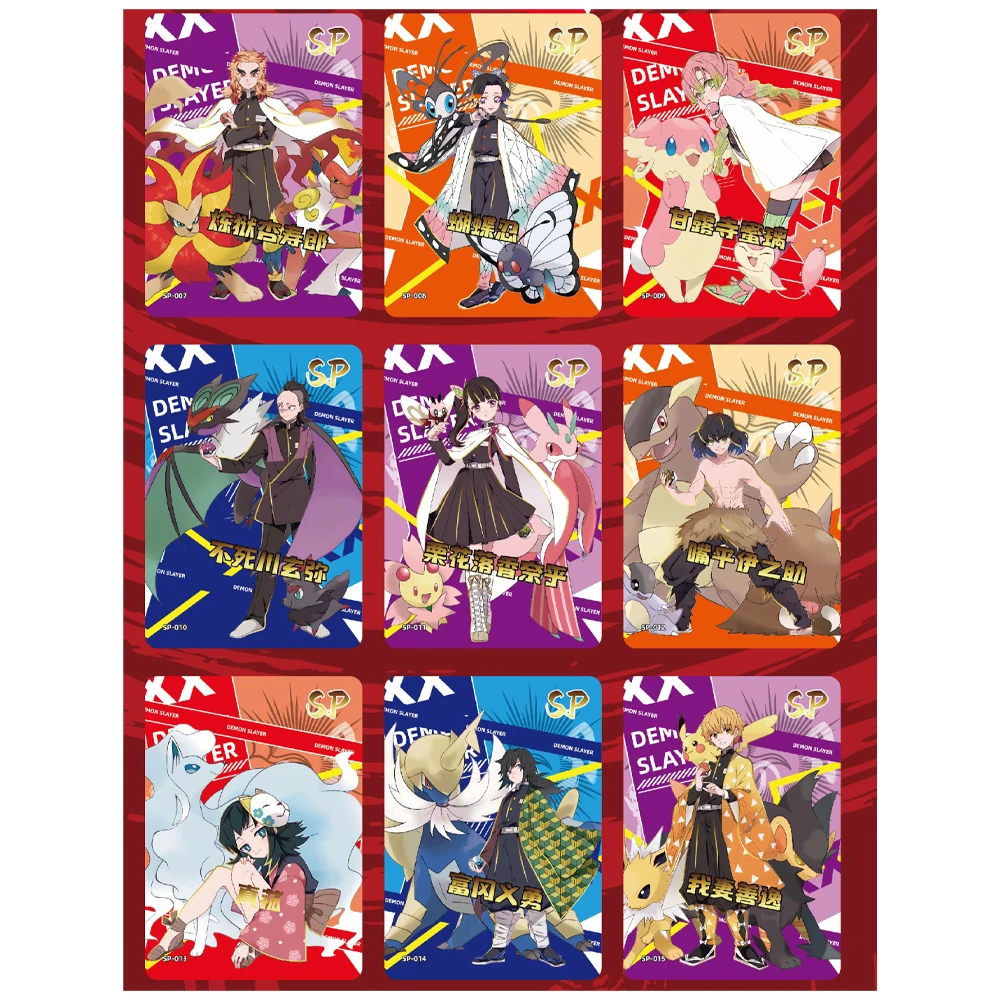 Caja de cartas de Anime Demon Slayer, colección de Hobby, TCG, juego de cartas de personaje Kamado, Tanjirou, Kamado, Nezuko, nuevo