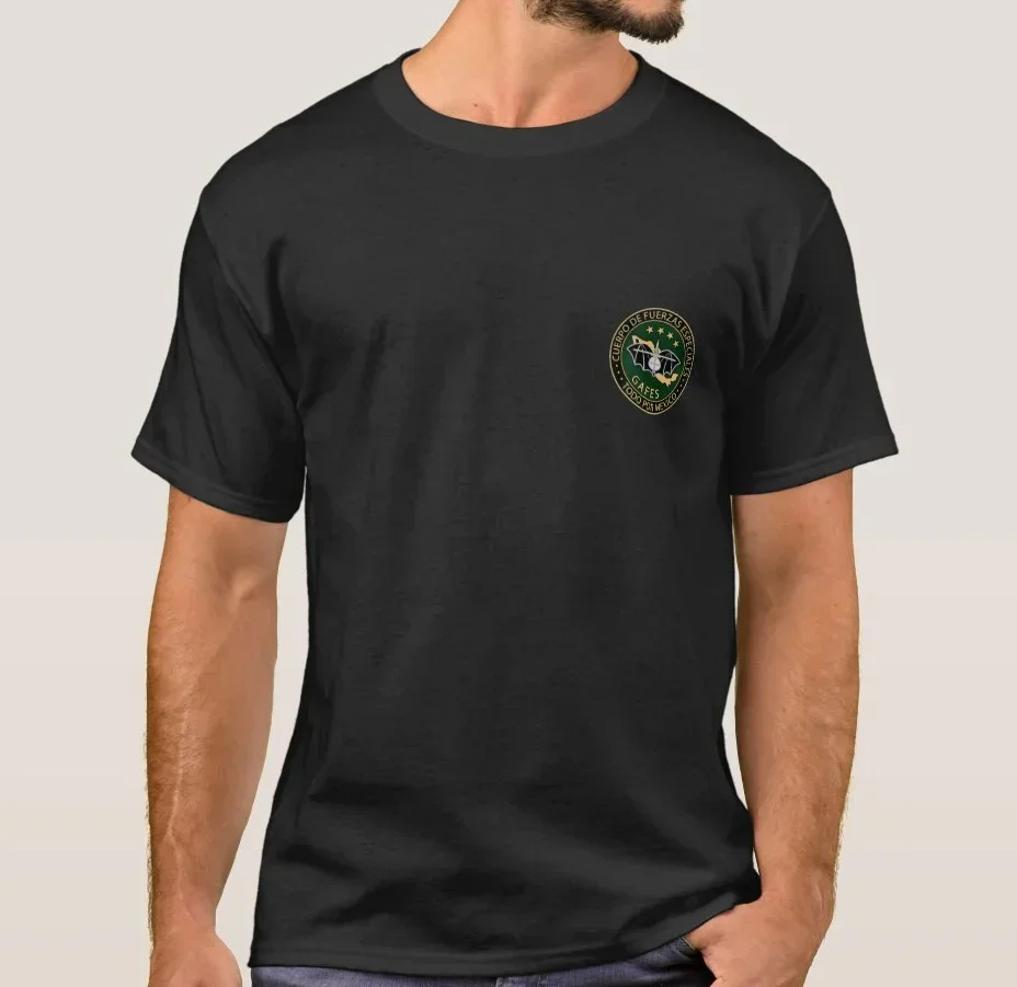 

GAFE GAFES Mexican Special Forces T-Shirt 100% Cotton O-Neck Short Sleeve Summer Casual Mens T-shirt Streetwear
