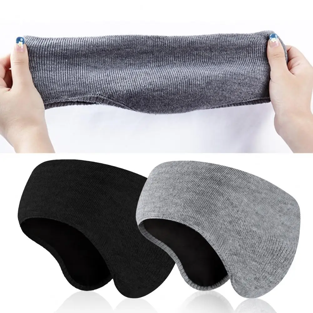 Skiing Ear Warmers Headband Warm Earmuffs Winter Ear Warmers Headband for Men Women Foldable High Elasticity Ideal for Cycling