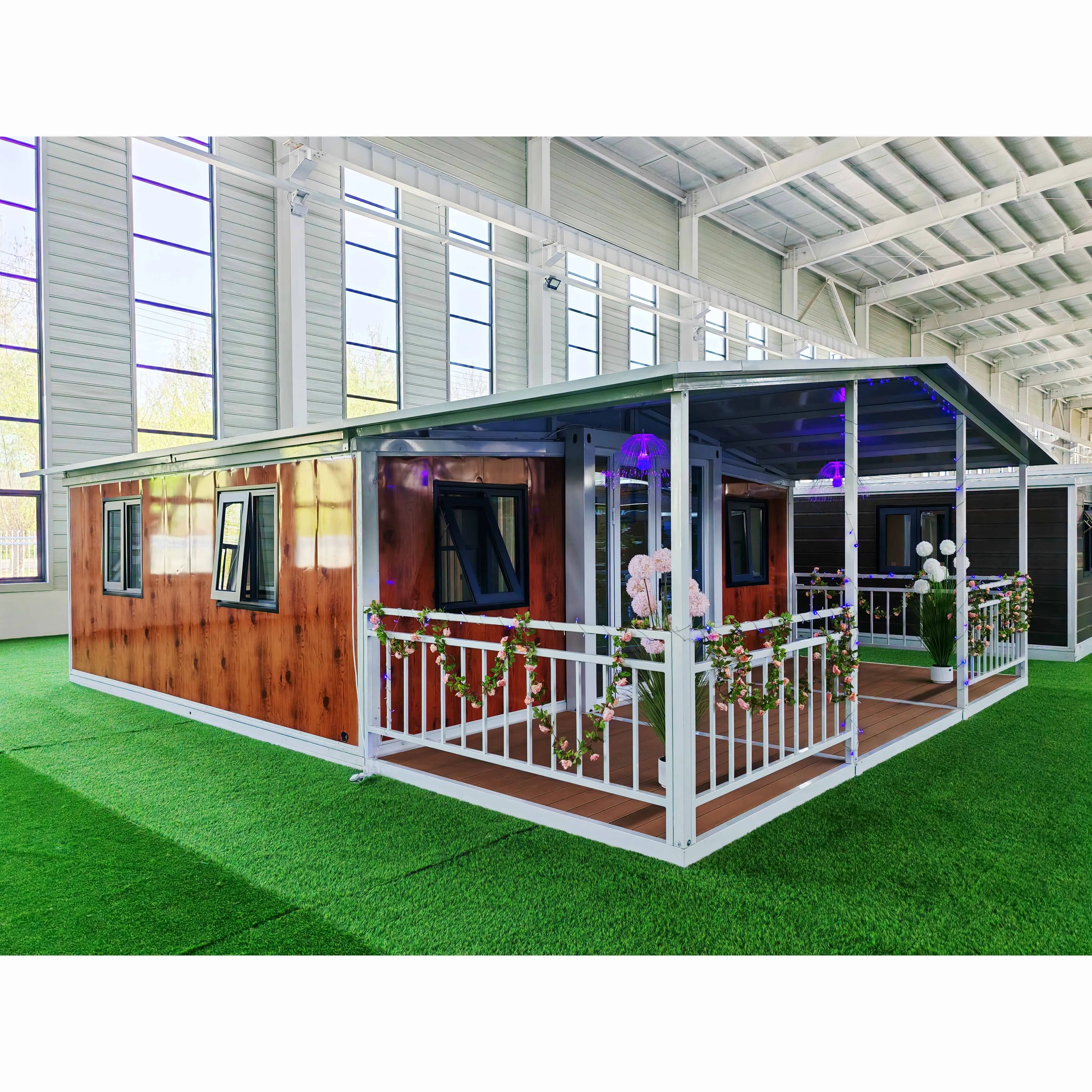 YG Low Cost Luxury Double Wing Folding Prefabricated Container House for Daily Life Expandable Mobile House