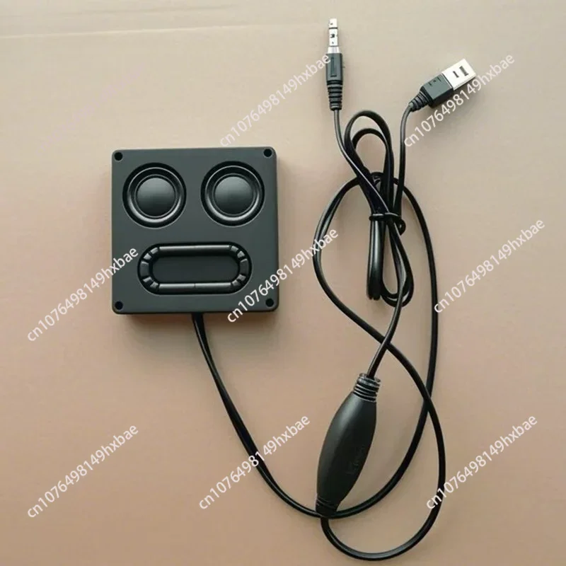9Pin USB speakers for PC 3Wx2 dual channel with sound card woofer Built in computer speaker