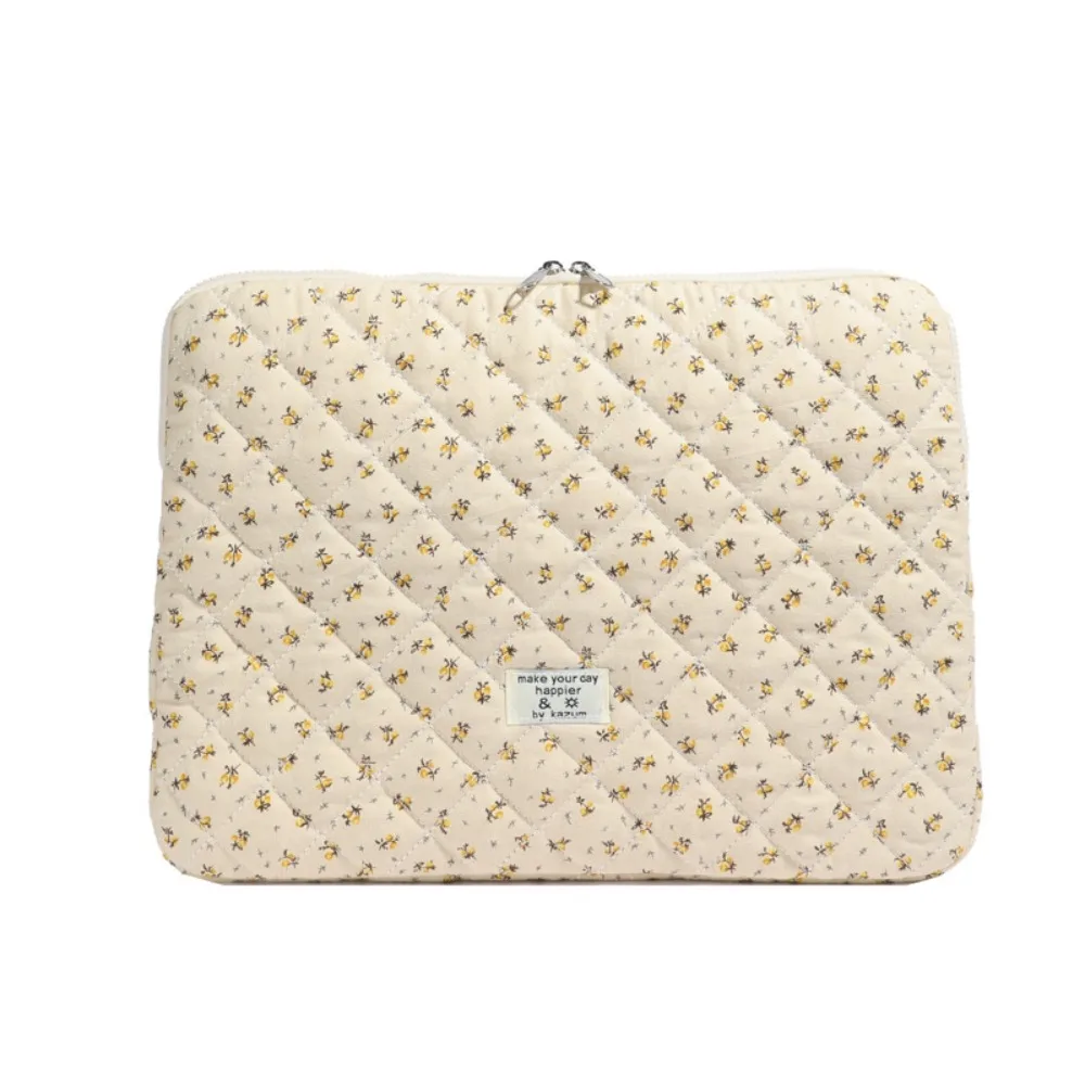 

Puffy Tablet Protective Case Large Capacity Embroidered Computer Storage Bag Lightweight Cute Tablet Sleeve Bag Work