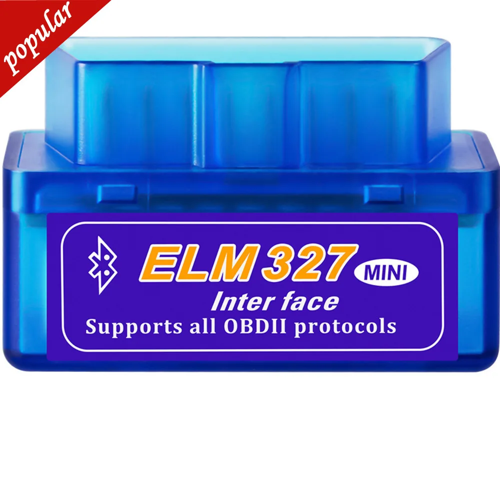 

Автомобильный диагностический сканер ELM327, Bluetooth V1.5/V2.1 Mini Elm327 Obd2, считыватель кодов для Android, Windows, Symbian, английский язык