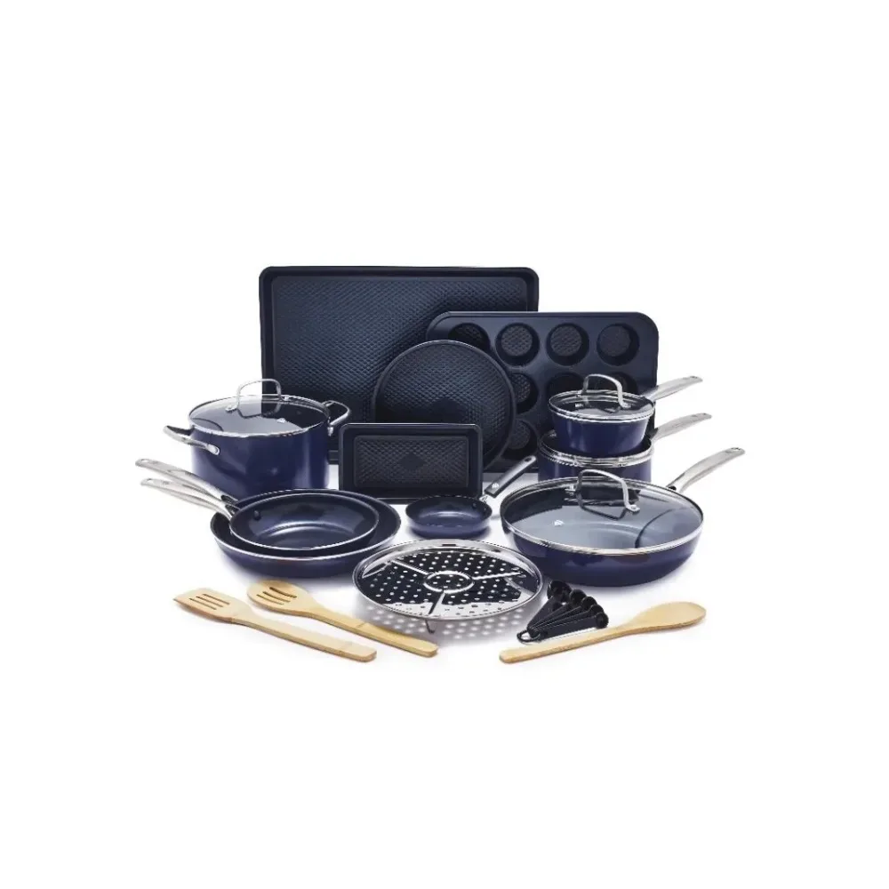 

Cookware 20pc Set, Blue