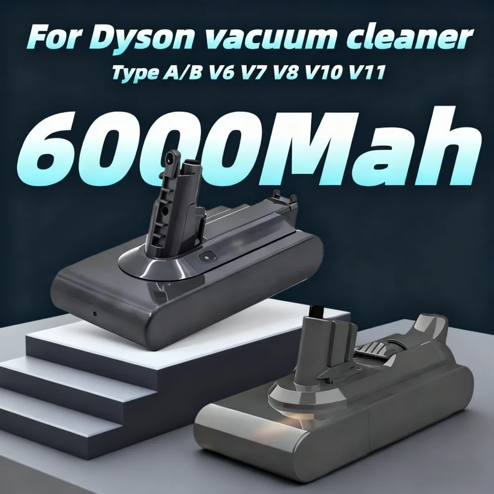 

Vacuum Cleaner rechargeable Battery for Dyson V6 V7 V8 V10 V11 Series SV07 SV09 SV10 DC62 Absolute Fluffy Animal Pro Bateria.