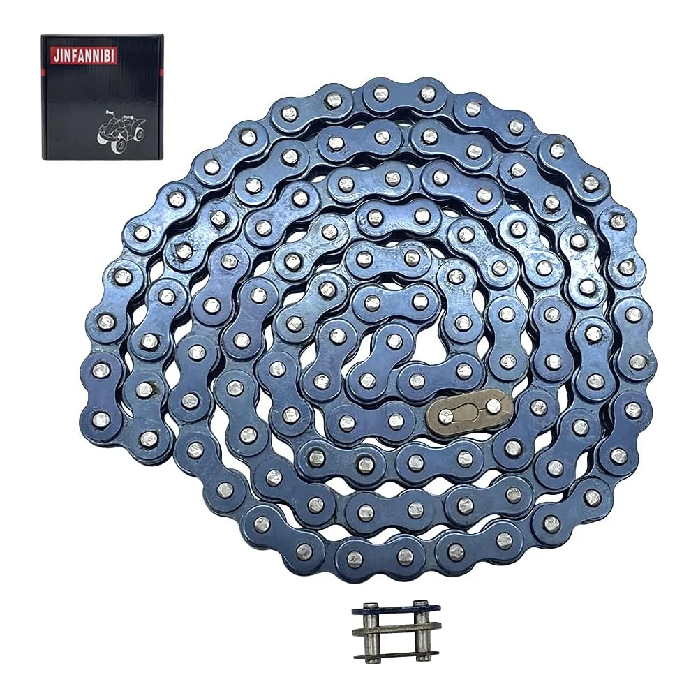 415H Motorcycle Chain For 49cc 50cc 60cc 66cc 80cc Motorized Bicycle 110 Links