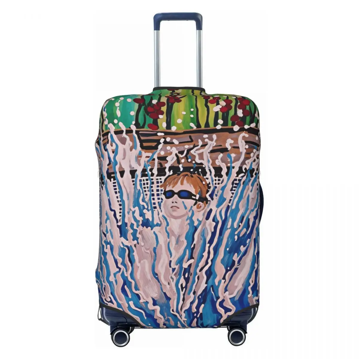 David Hockney Art Crot Inside Poster Suitcase Cover Business Flight Practical Luggage Supplies Protection