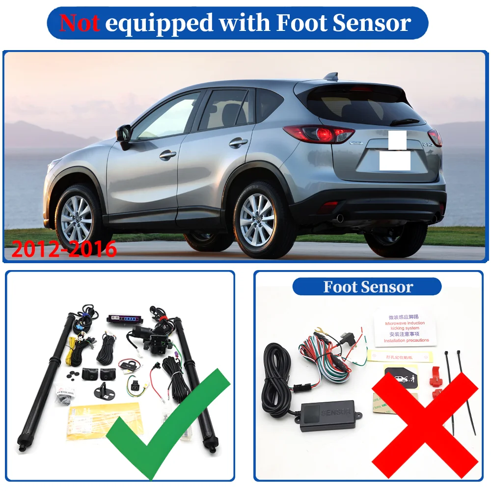 for Mazda CX-5 CX5 CX 5 KF KE 2012-2025 Automatic Smart Powered Tailgate Power Liftgate System Intelligent Strut Trunk Lift Kit