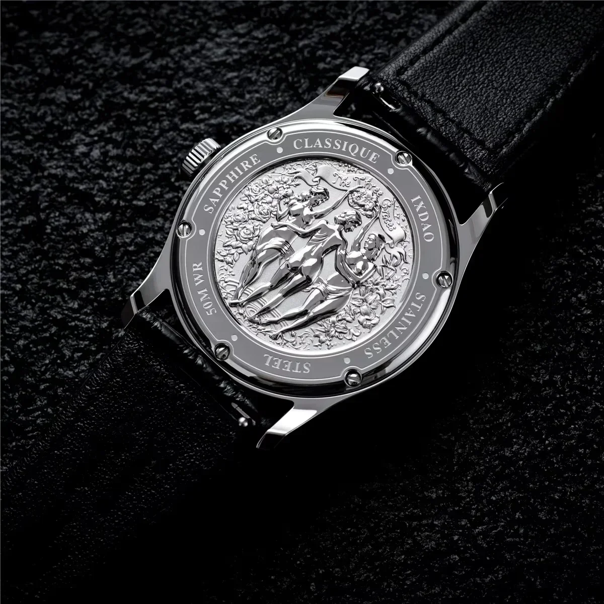 2025 IX&DAO IPOSE Cloud Rising Collection Men Formal Quartz Watches Imported Sapphire Stainless Steel clock reloj hombre JD-X06S