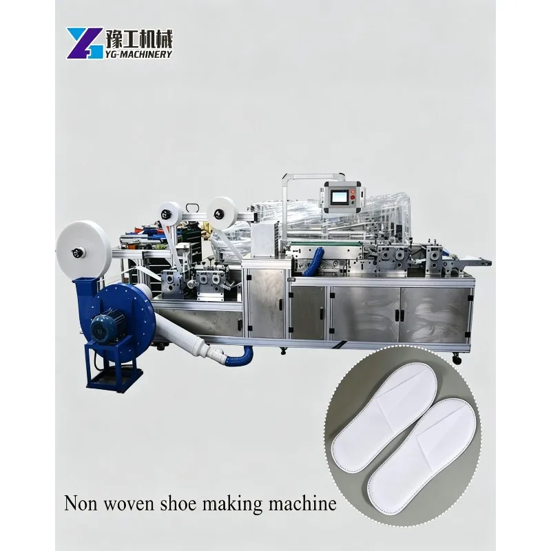 Smart Servo Motor Control Disposable Nonwoven Slipper Making Machine Auto Counting Stacking for Hotel Wholesale OEM/ODM Supporte