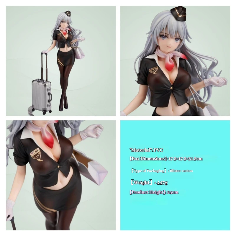 اللوحة الأصلية لفتاة جميلة أنيمي اليدوية الديكور مضيفة سو يوان شيشي موحدة الرسوم المتحركة نموذج اليدوية