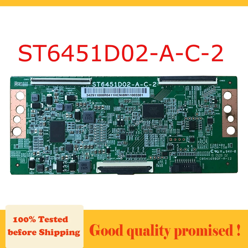 

ST6451D02-A-C-2 T Con Board for TV B55A758U ...etc. Equipment for Business Original Product ST6451D02-A-C-2 Display Card for TV